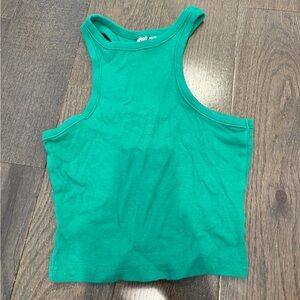 H&M Teal Ribbed Tank Top